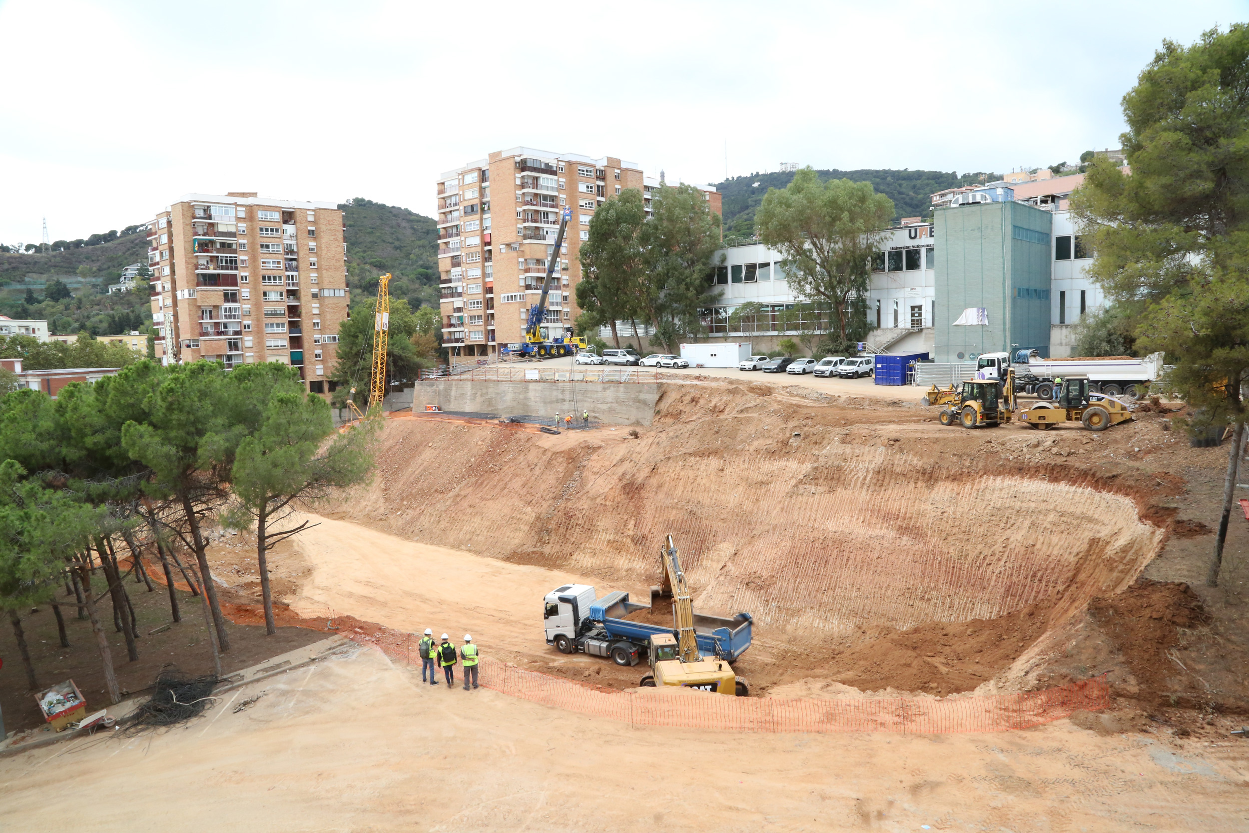 obres construcció edifici de recerca 1