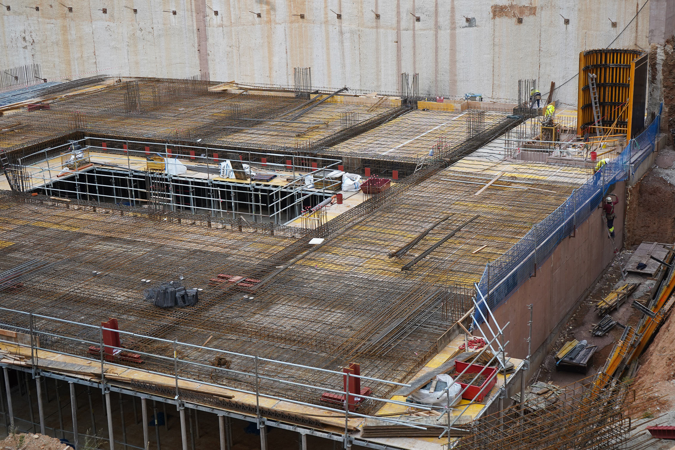 Obres nou edifici de recerca Vall d'Hebron desembre 2022