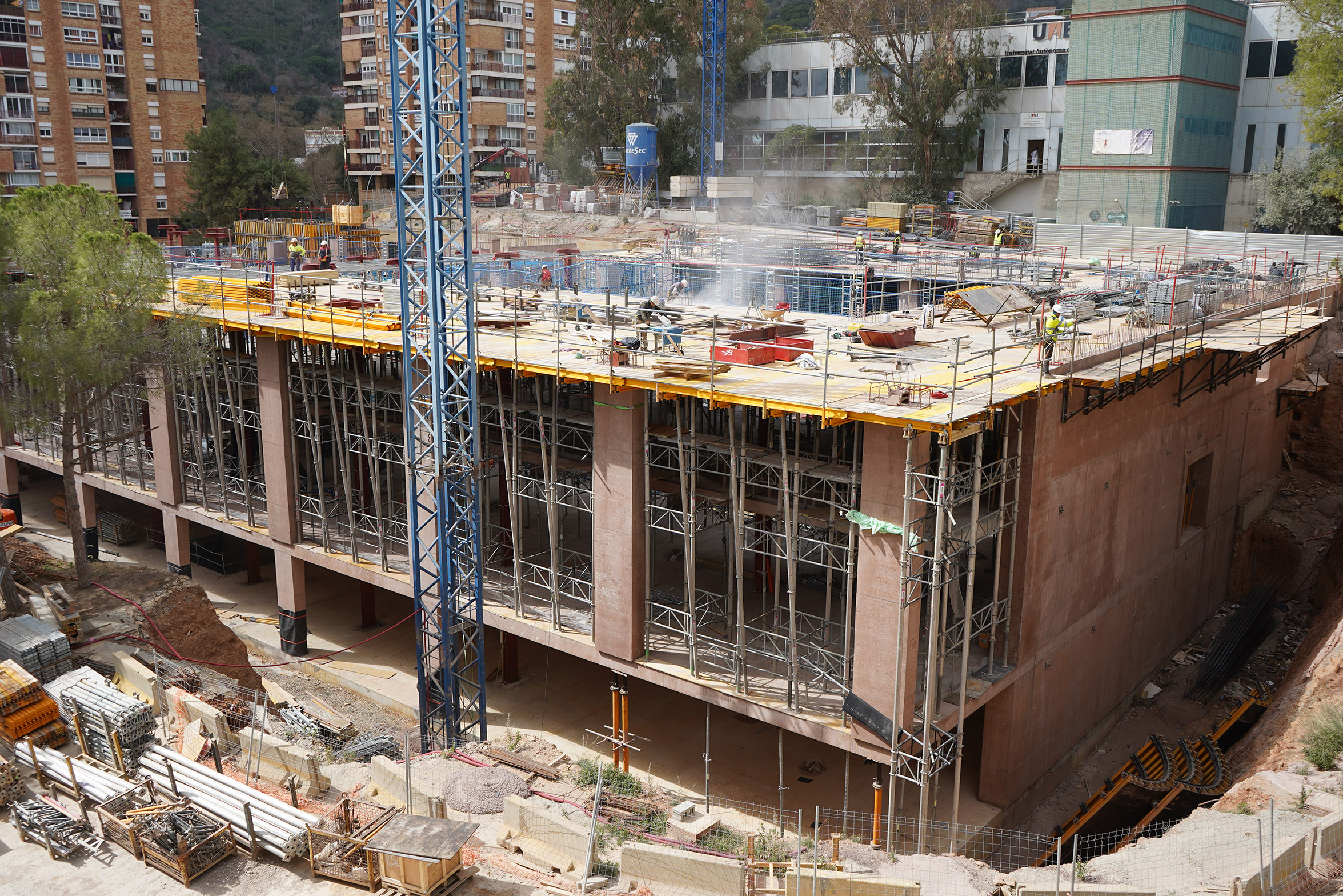 Obres nou edifici VHIR 2023