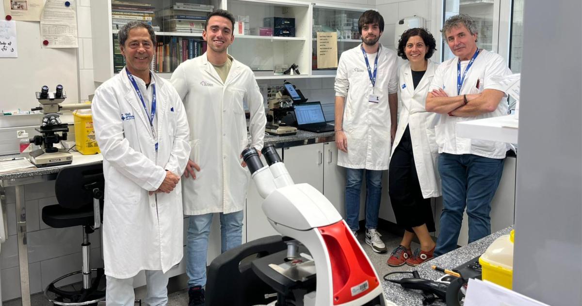 L'equip del VHIR en el Laboratori de Drassanes