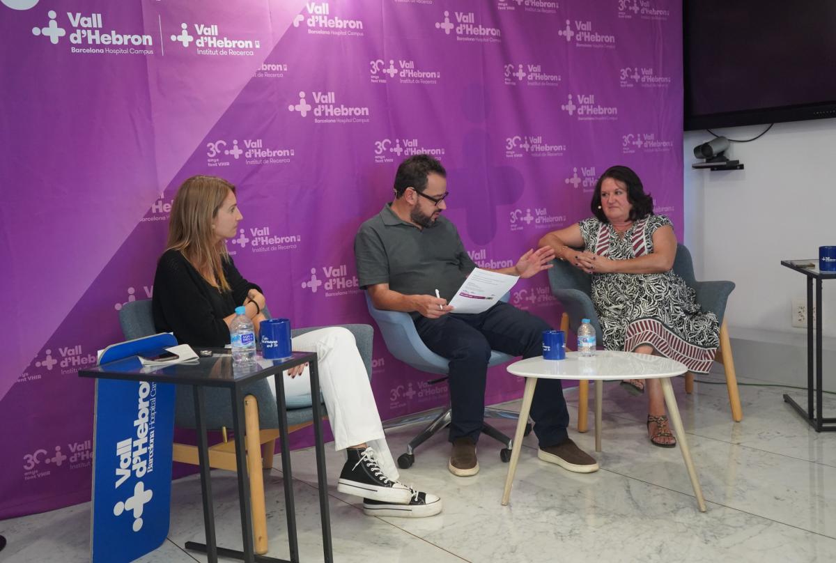 Mònica Usart, Fran Garcia i Dra. María Jesús Cruz