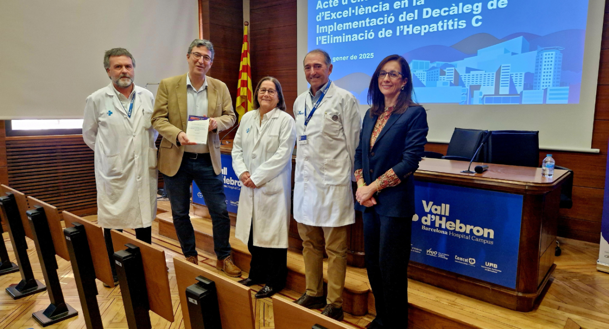 Lliurament certificat eliminació hepatitis C