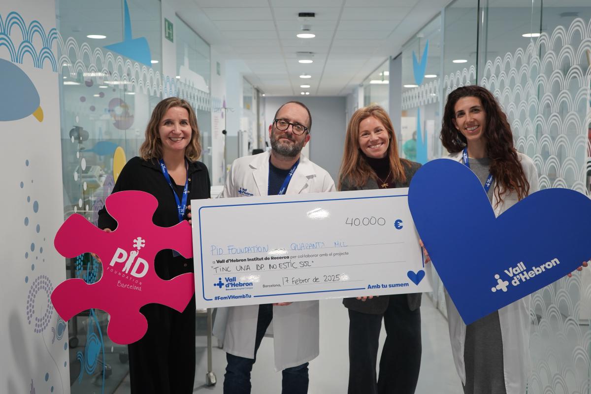 Donacio de 40.000 € de la BCN PID Foundation