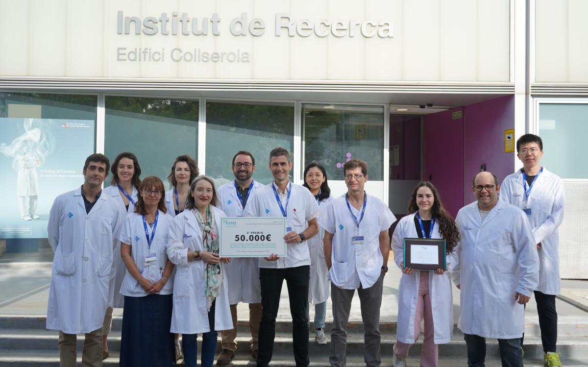 La Dra. Matilde Lleonart i l'equip del projecte