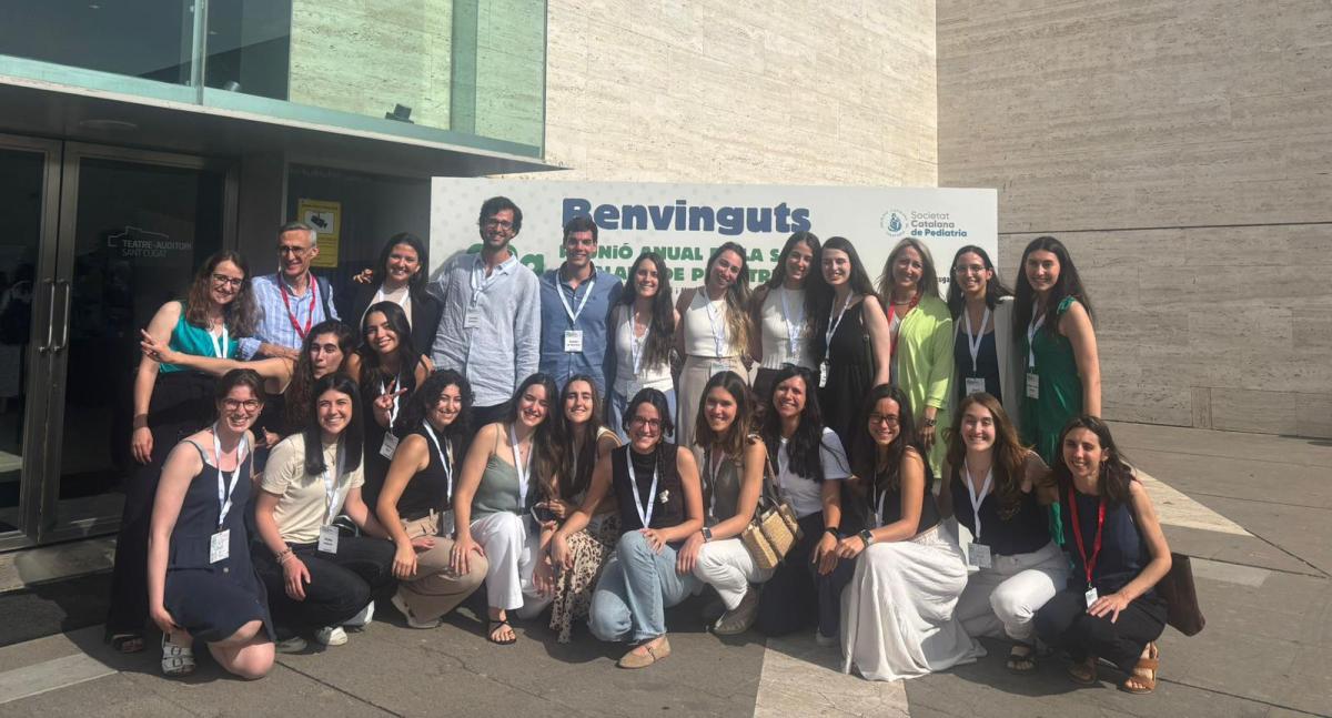 Grup de Vall d'Hebron a la Reunió Anual de la Societat Catalana de Pediatria