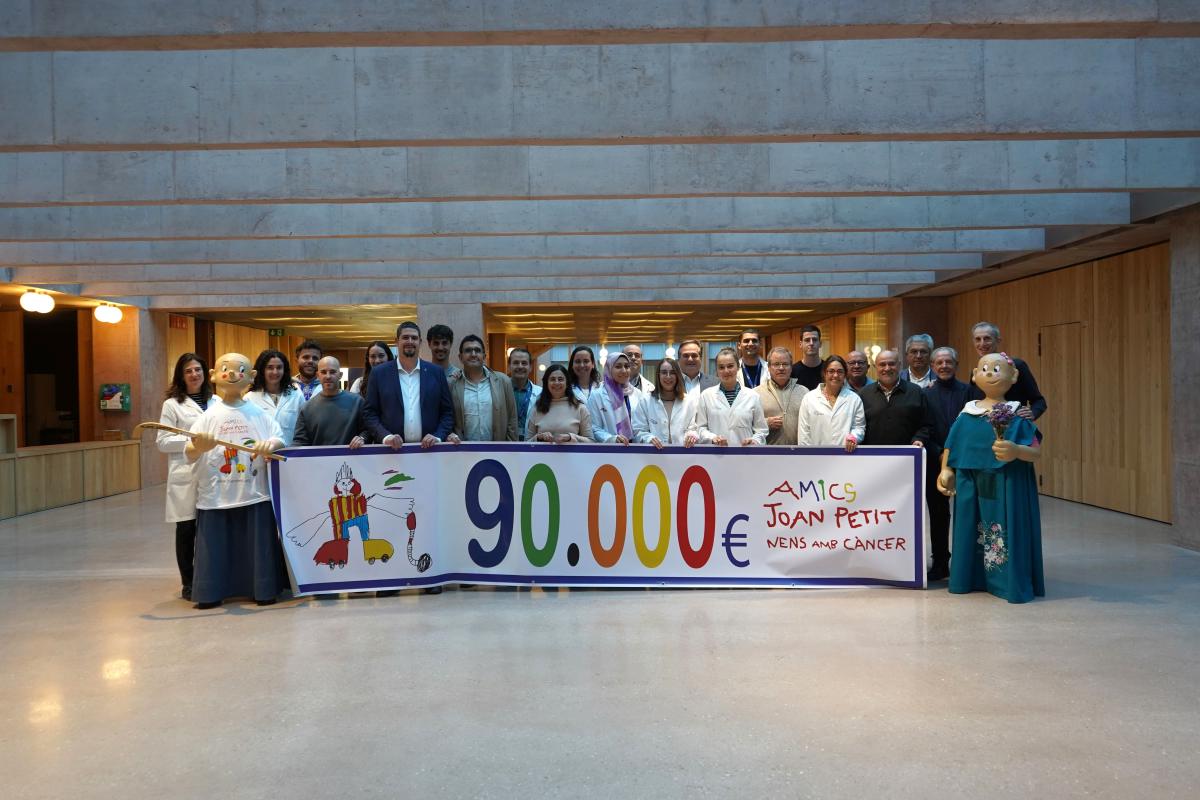 Donació Amics Joan Petit Nens amb Càncer 