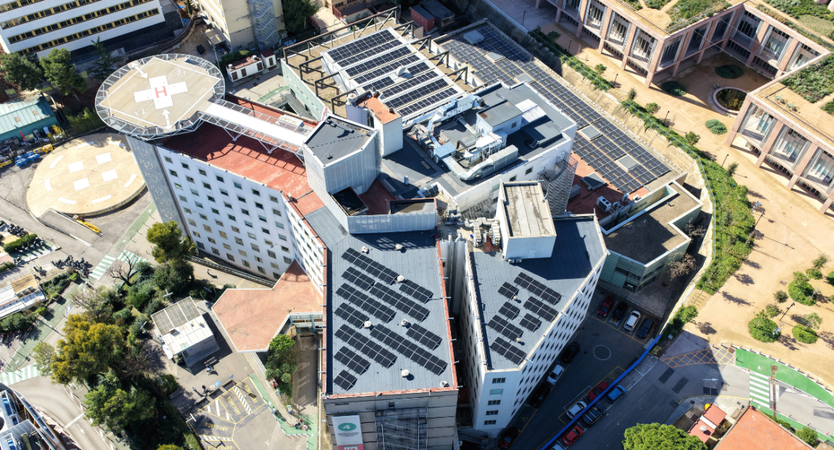 Plaques fotovoltaiques hospital traumatologia