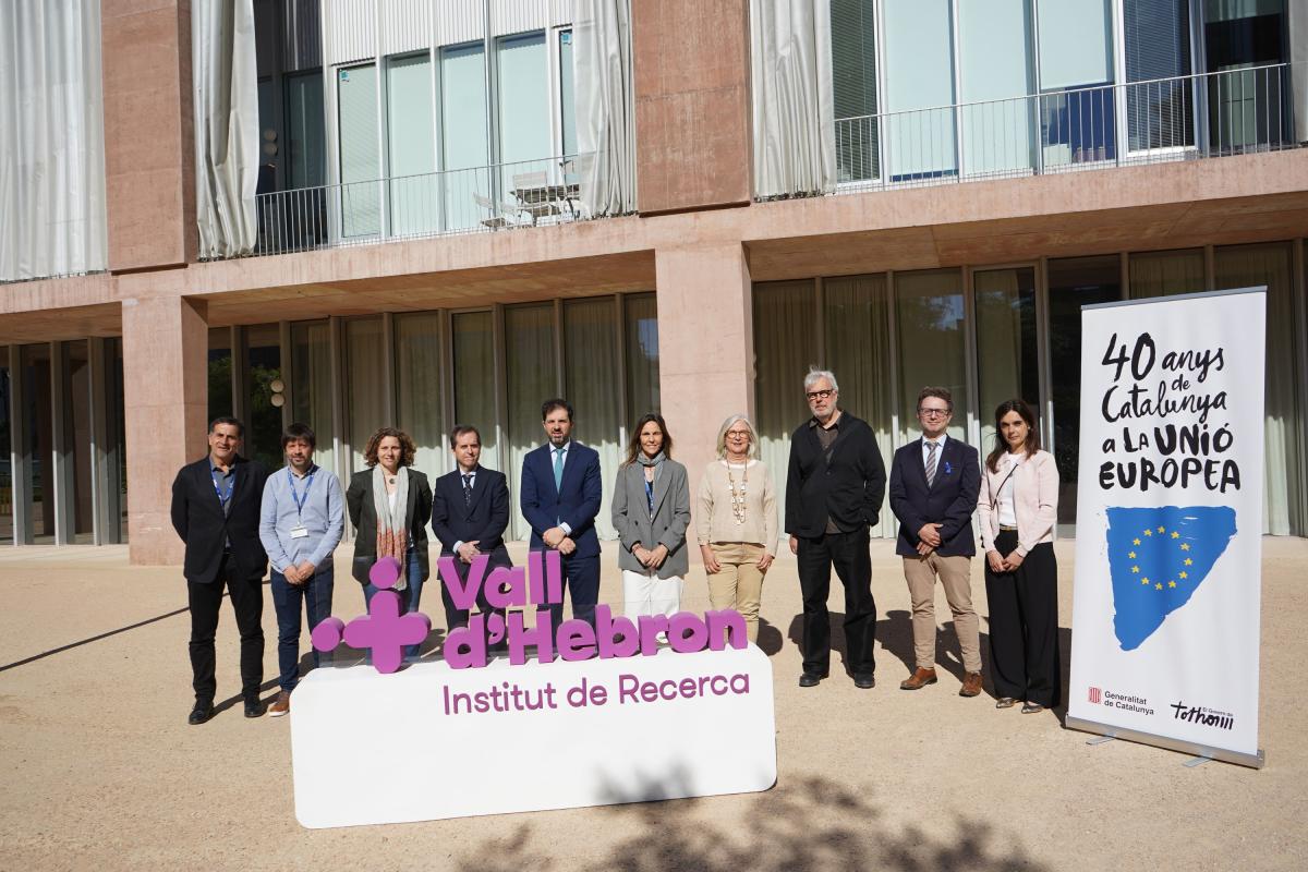 Representants del VHIR, Generalitat de Catalunya, Comissió Europea i BAAS Arquitectura