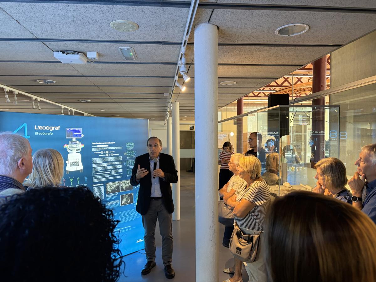 Inauguració de l'exposició ‘Ultrasons: de la natura a la medicina’ 