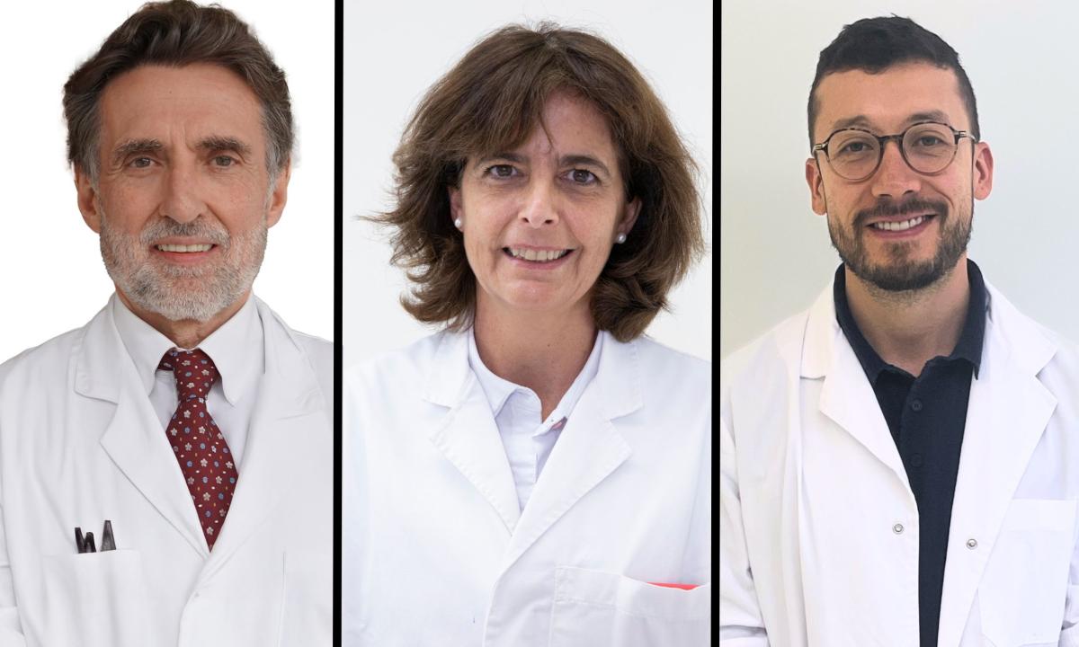Dr. Xavier Montalban, Dr. Mar Tintoré and Dr. René Carvajal