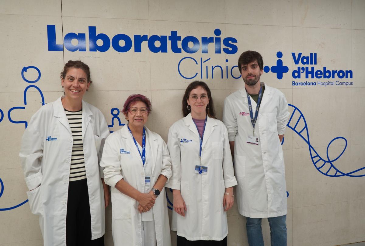 Equip del grup de Microbiologia que ha participat en l'estudi