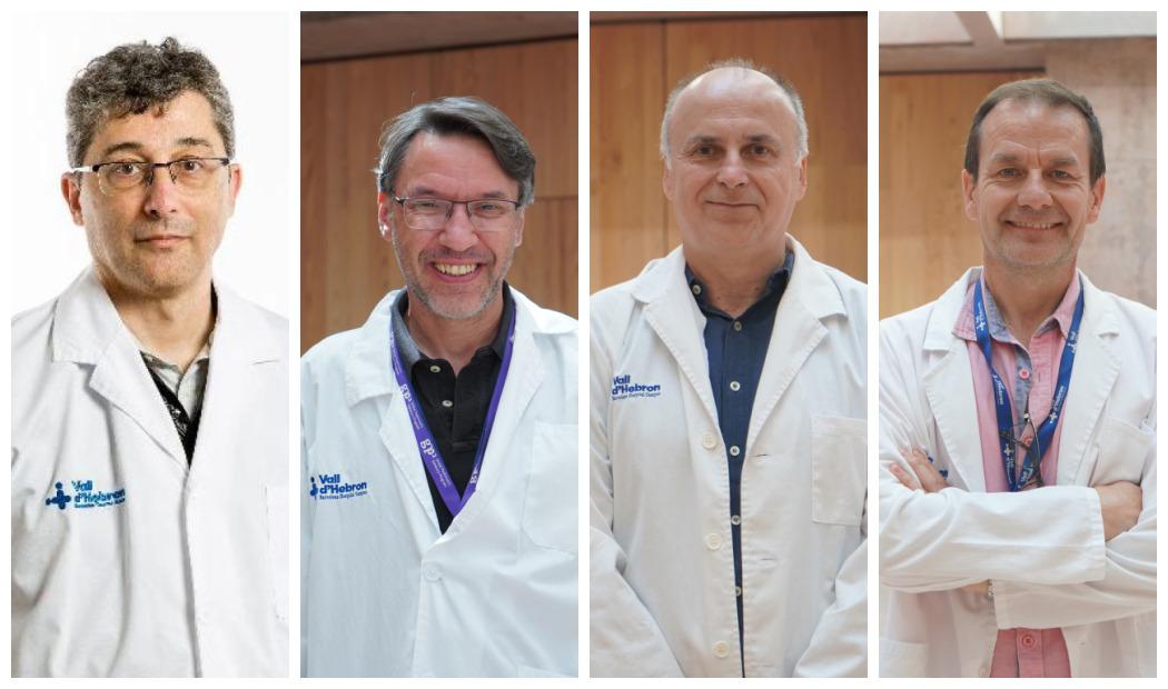 Dr Miguel Chillón, Dr Jorge Hernández, Dr Ramon Martí and Dr Josep Roma
