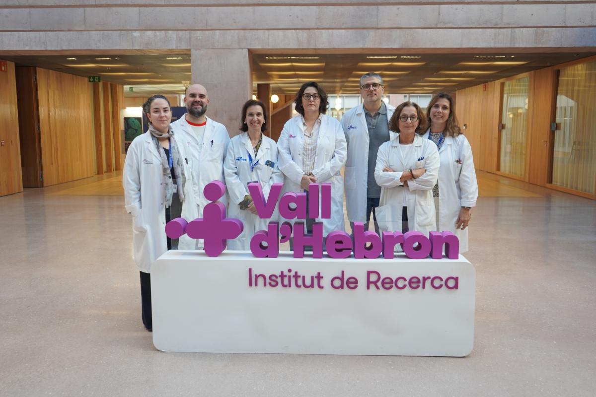 Equip de Vall d'Hebron que ha liderat l'estudi
