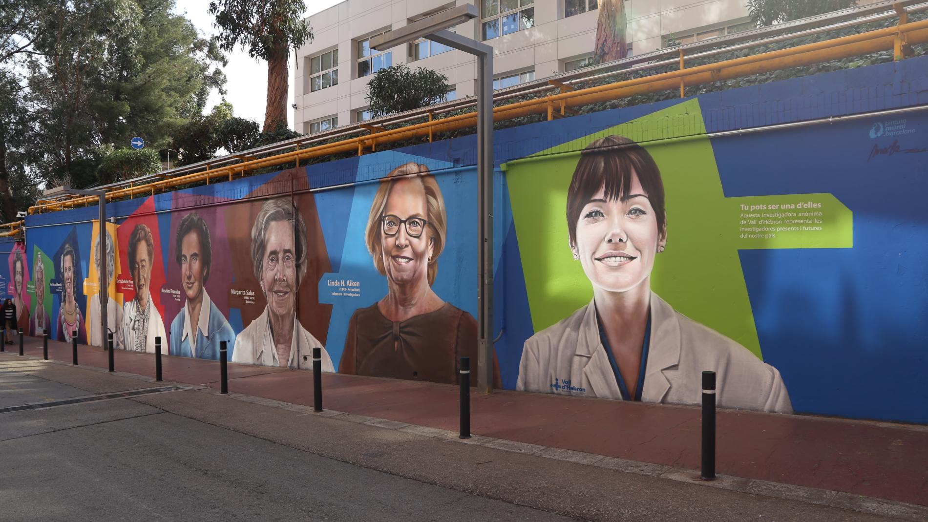mural pioneres Vall d'Hebron