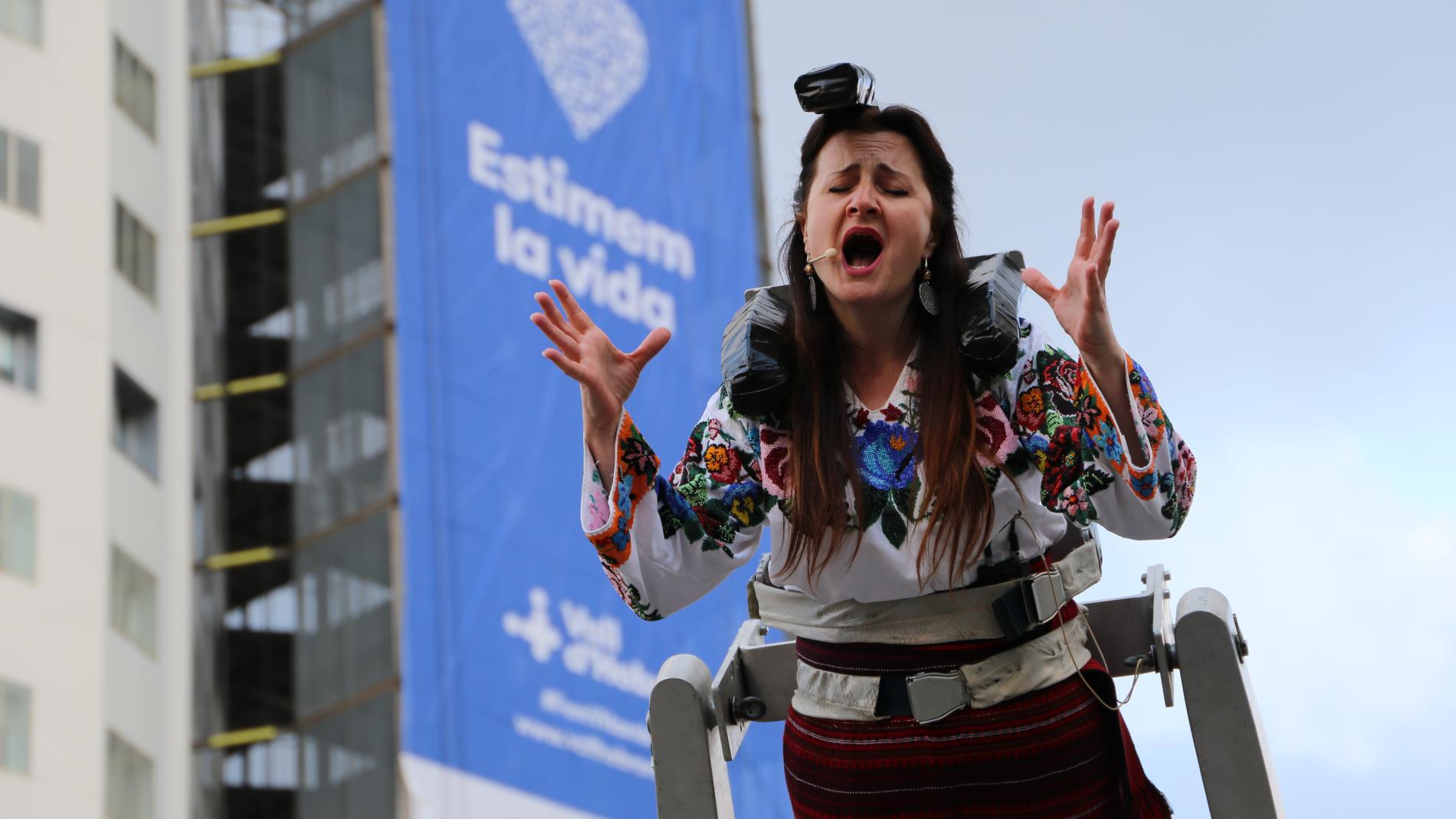 Actuació de la mezzosoprano ucraïnesa Mariya Melnychyn