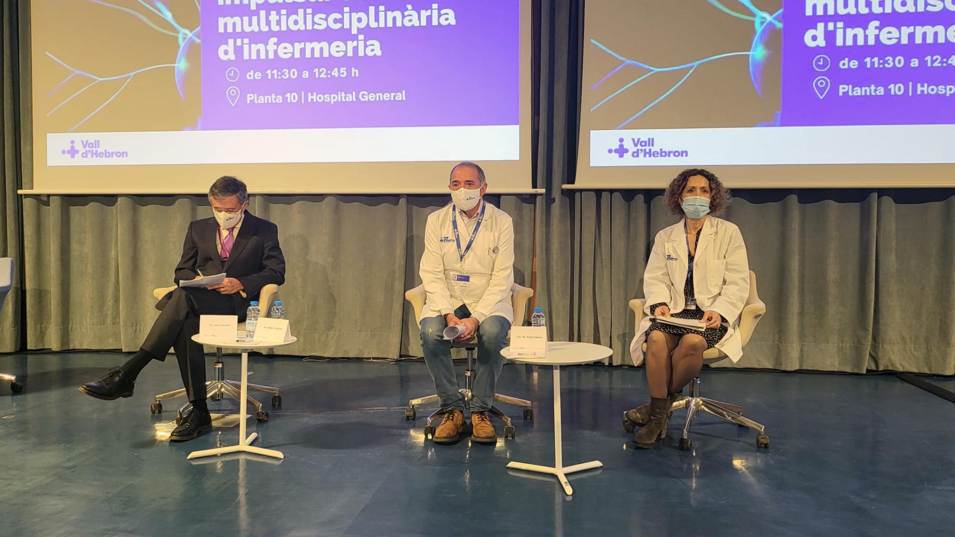 Dr. Joan Comella, Dr. Albert Salazar, Mª Angels Barba