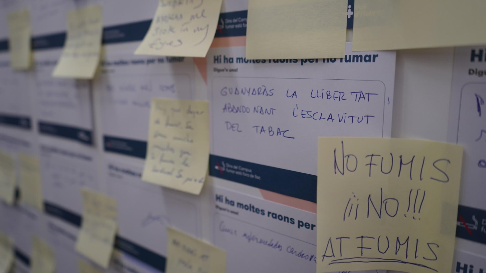 Missatges sense fum vall d'hebron