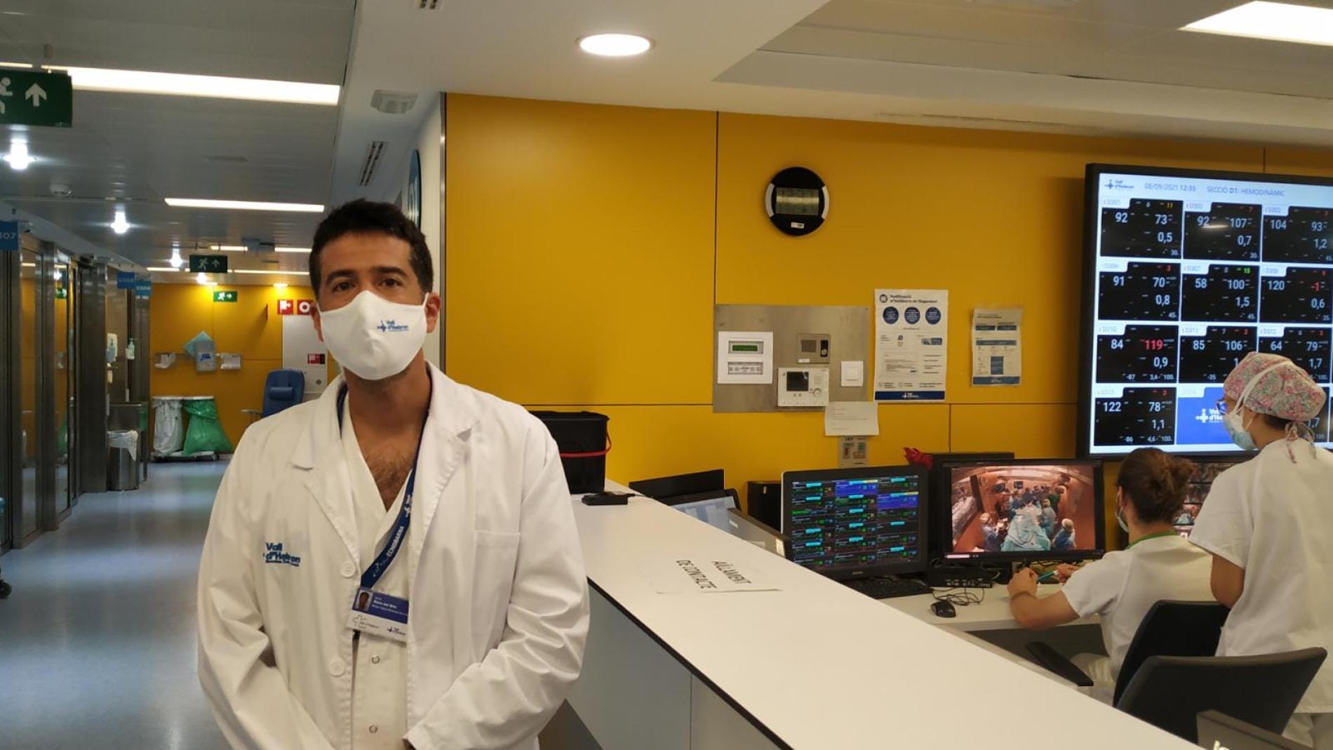 El Dr. Jordi Riera, director del programa ECMO de Vall d’Hebron i investigador principal del grup de recerca en Xoc, Disfunció Orgànica i Ressuscitació al VHIR