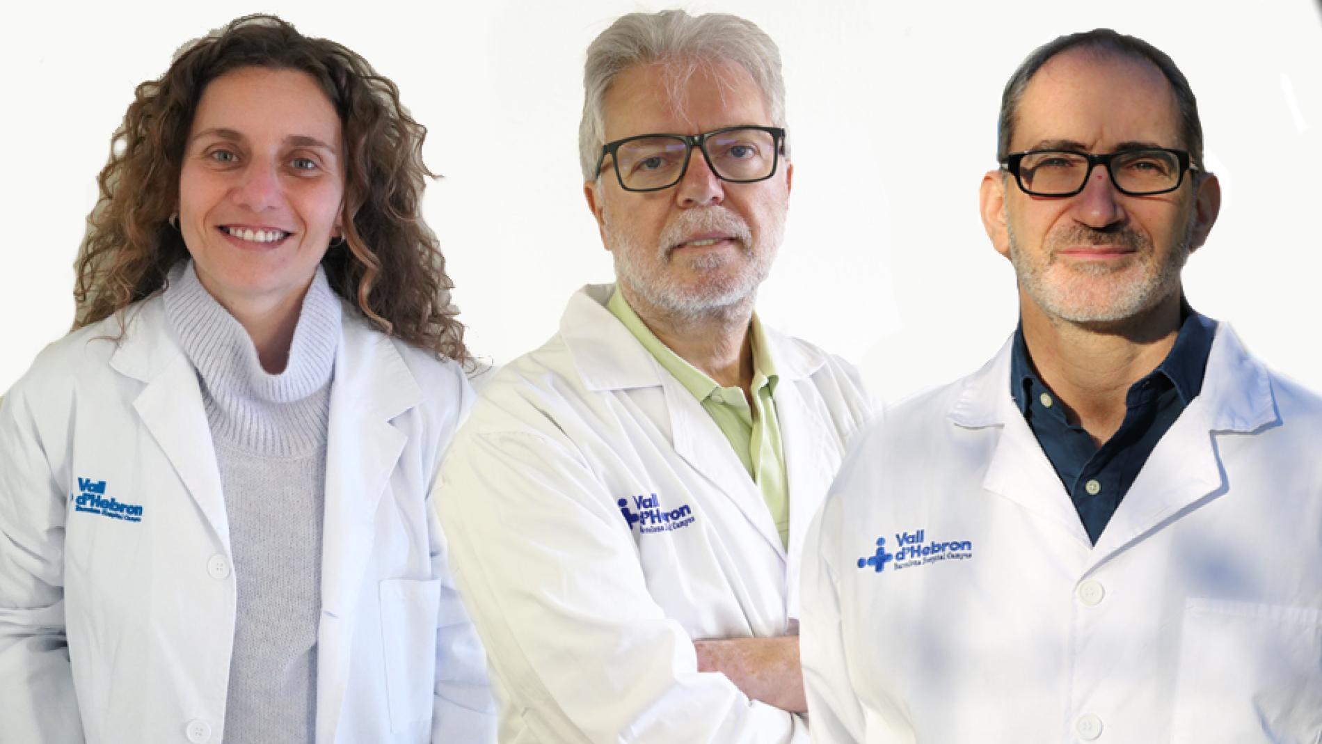 Dra. Anna Santamaria, Dr. Joan Morote, Dr. Jose F. Rodriguez Palomares