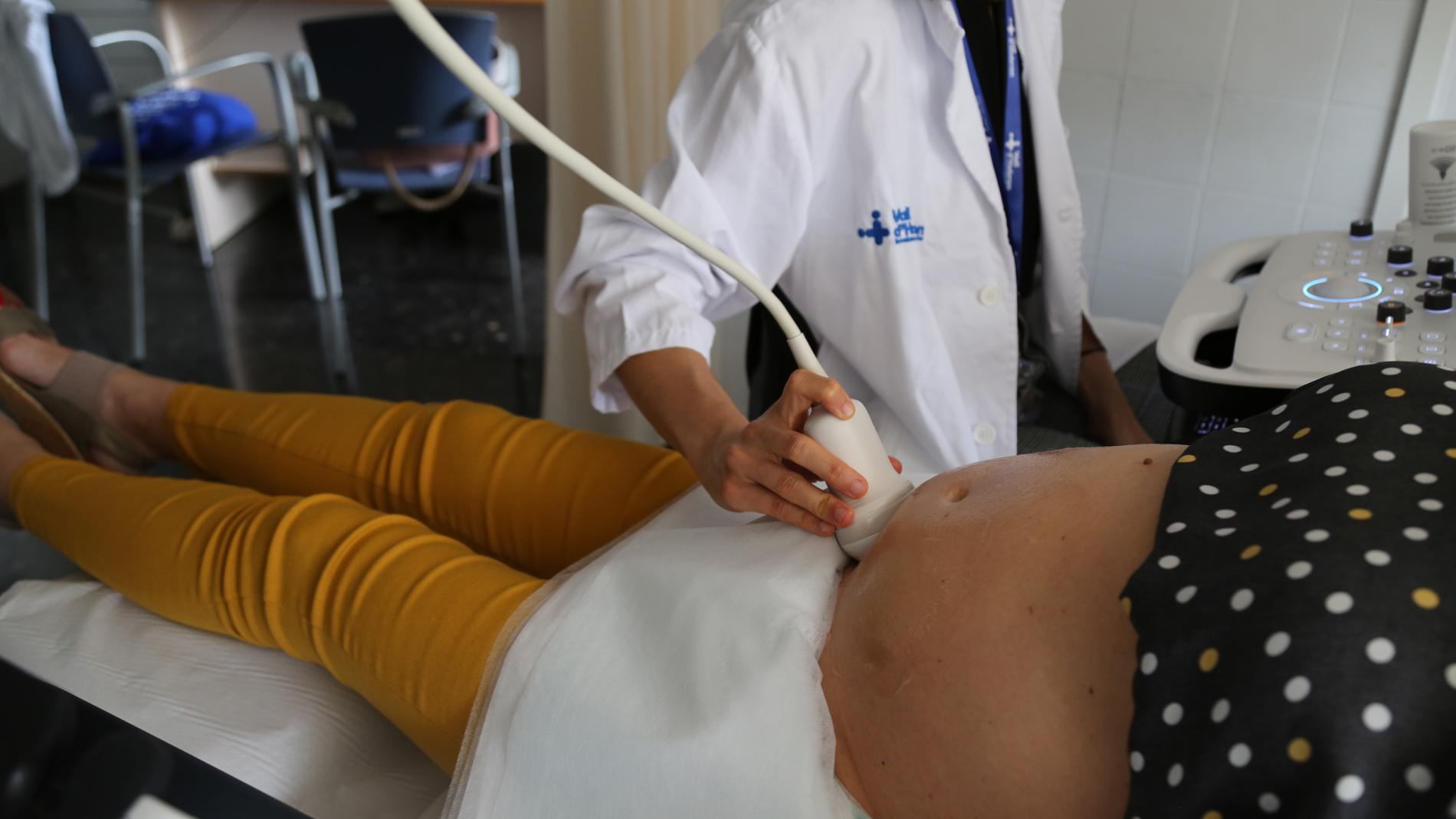 Ecografia en embarassada