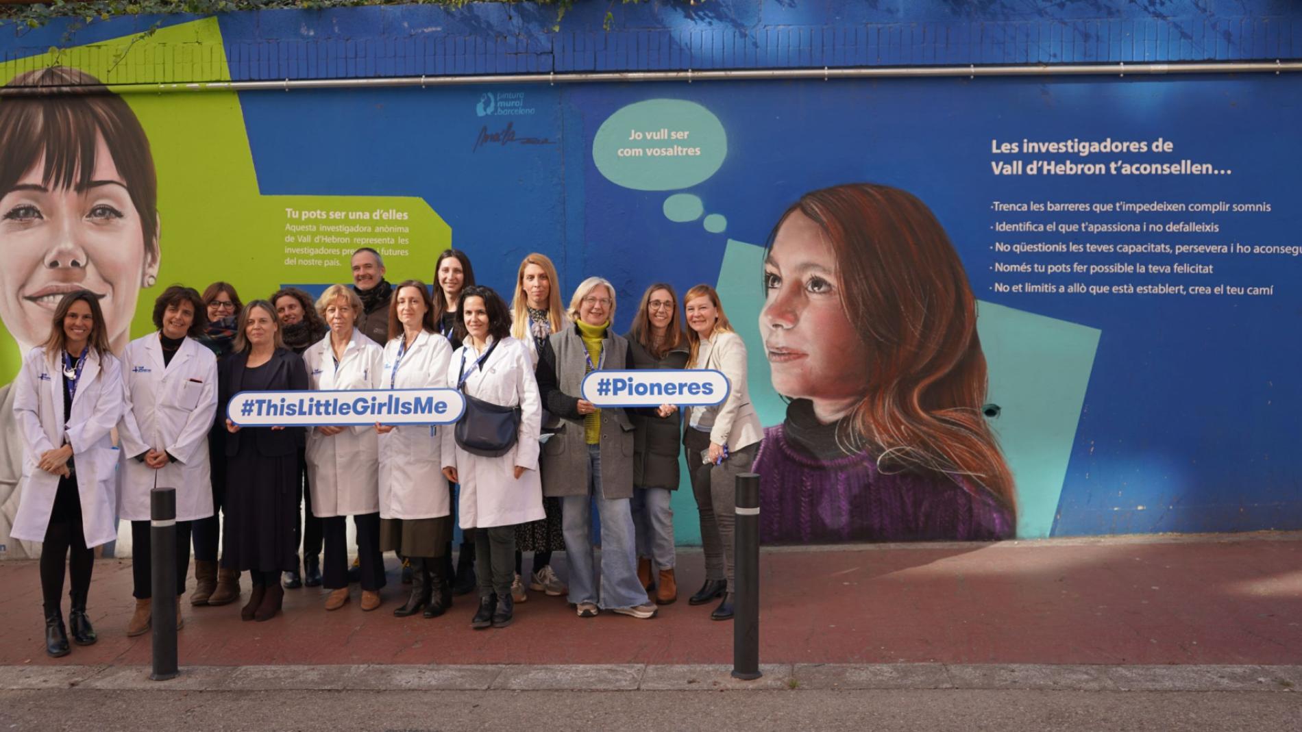 Pintura Mural Dia Dona Nena Ciència Grup