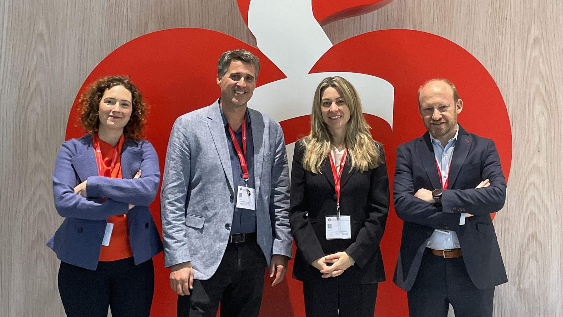 Mª Eugenia Zarabozo, Dr. Marc Ribó, Dra. Macarena Hernández i David Segarra