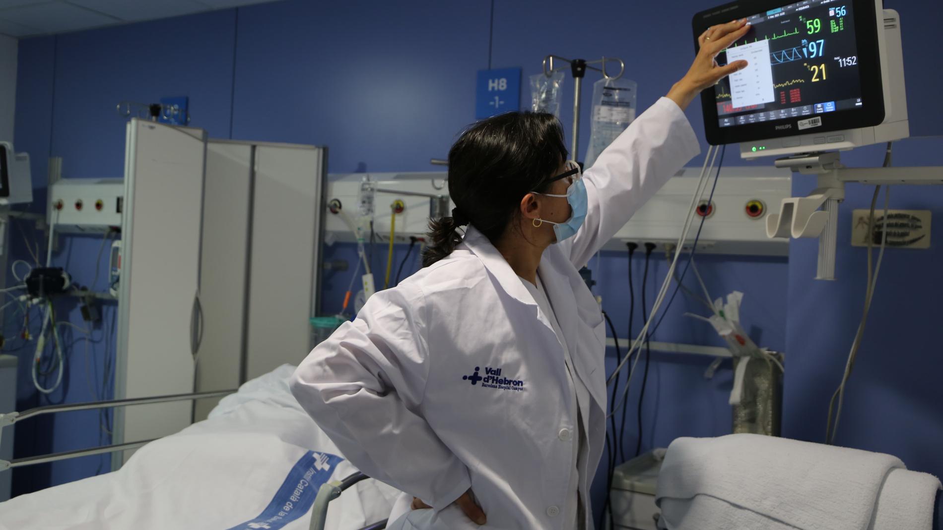 Infermera de Vall d'Hebron.