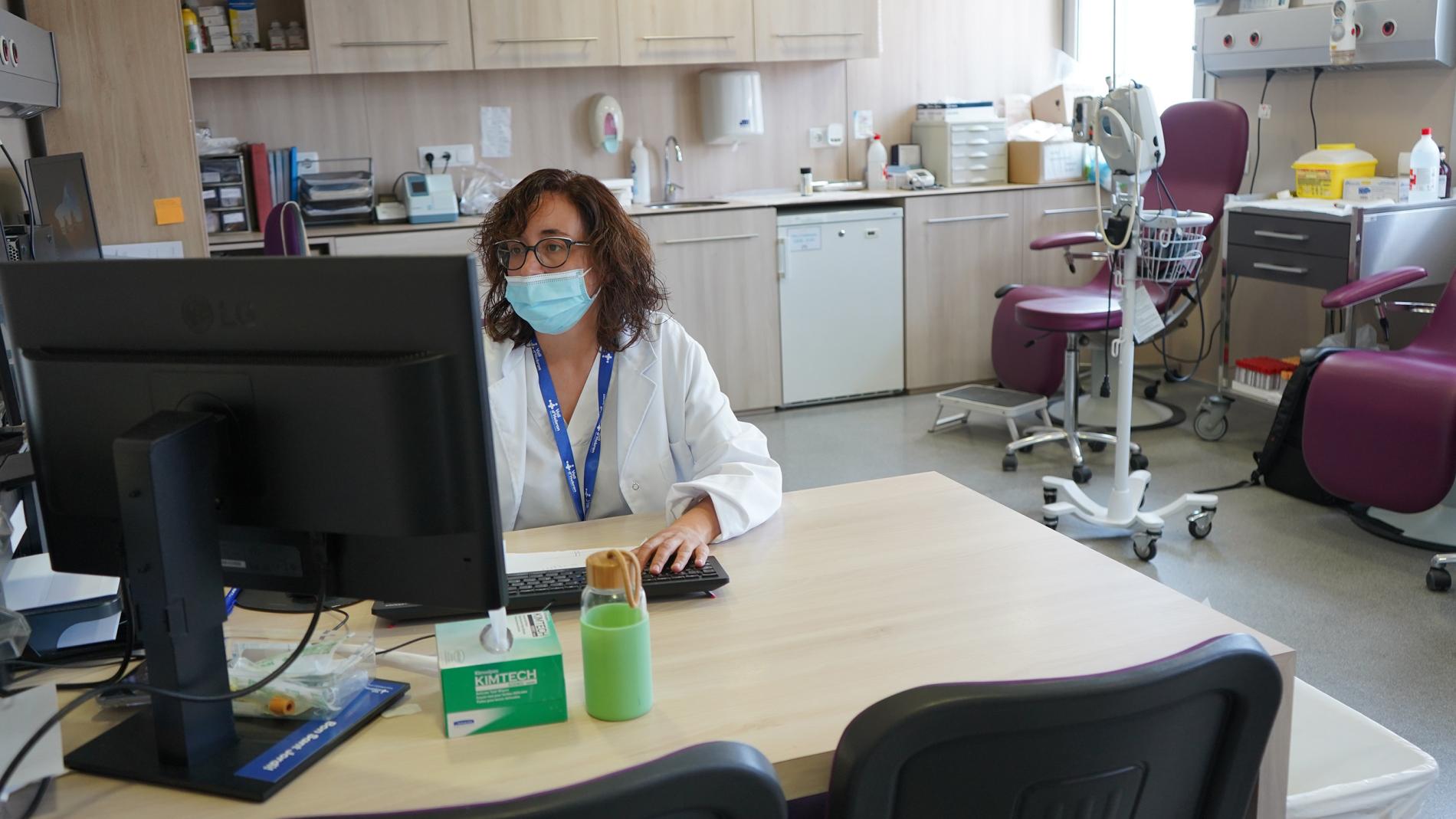 Sala d'infermeria per a assaigs clínics