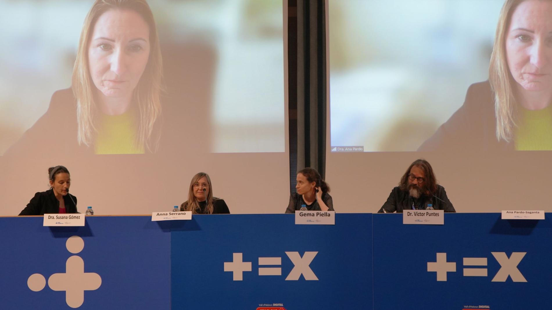 La Dra. Susana Goméz, la Dra. Anna Serrano, la Dra. Gemma Piella , el Dr. Victor F. Puntes i la Dra. Ana Pardo