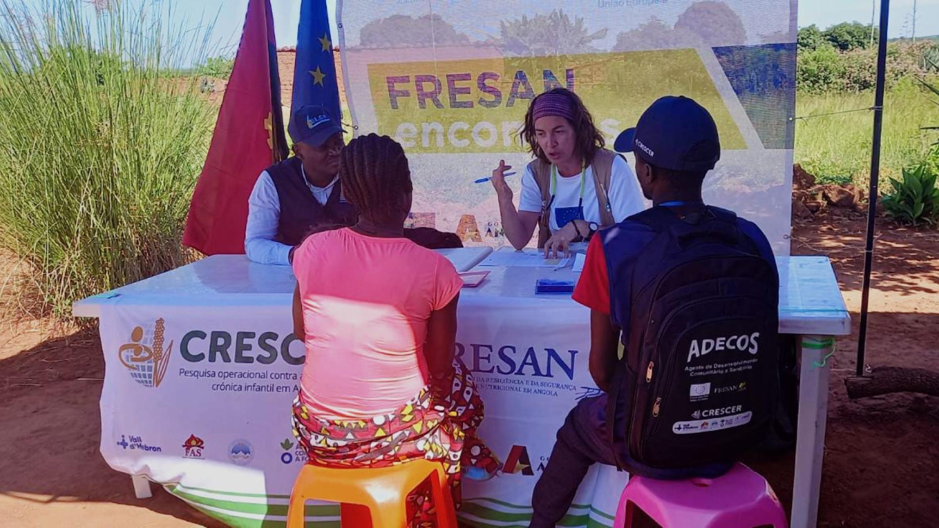 Reclutament de participants per a un estudi a Angola