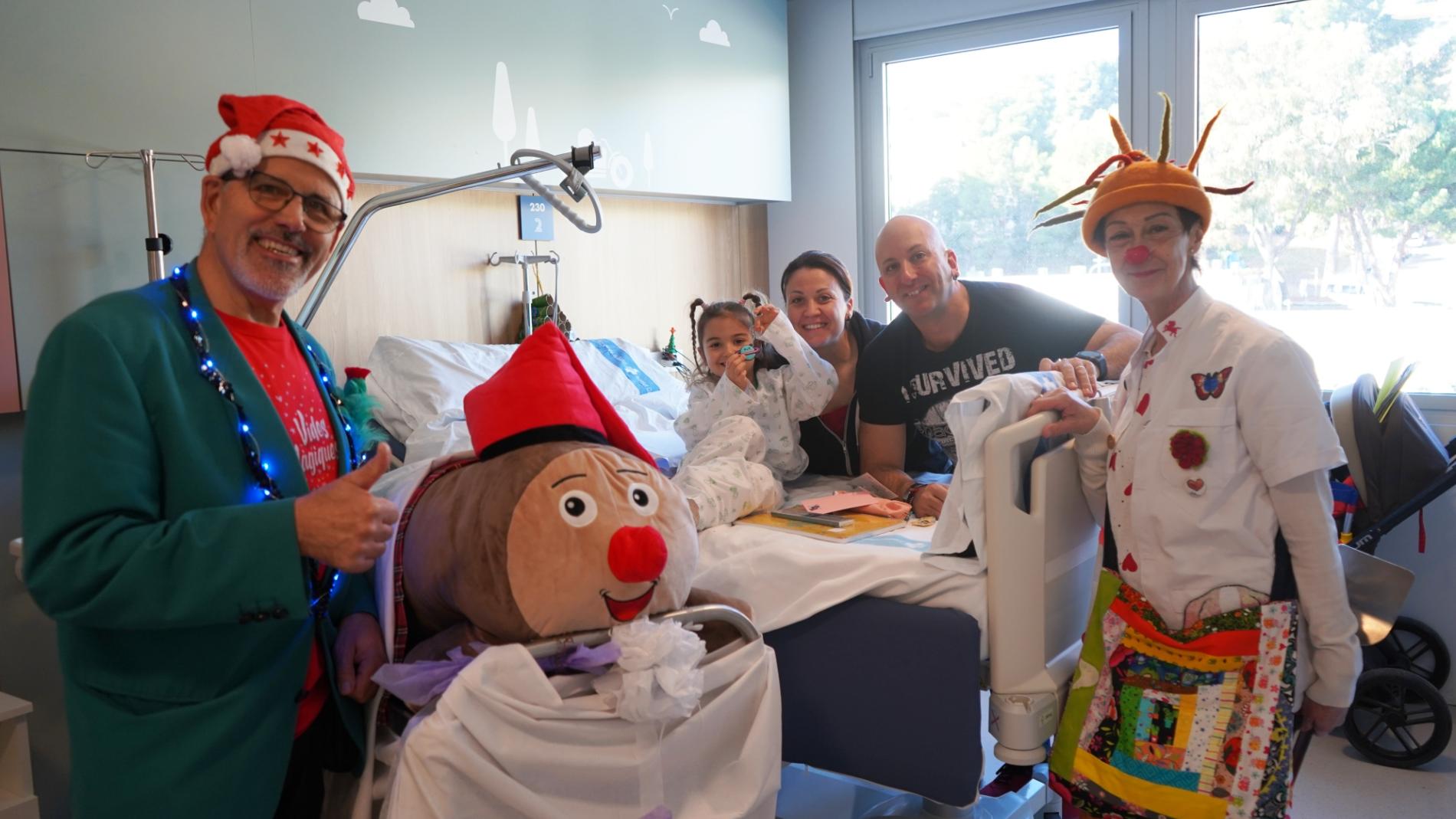 Tió a l'Hospital Infantil