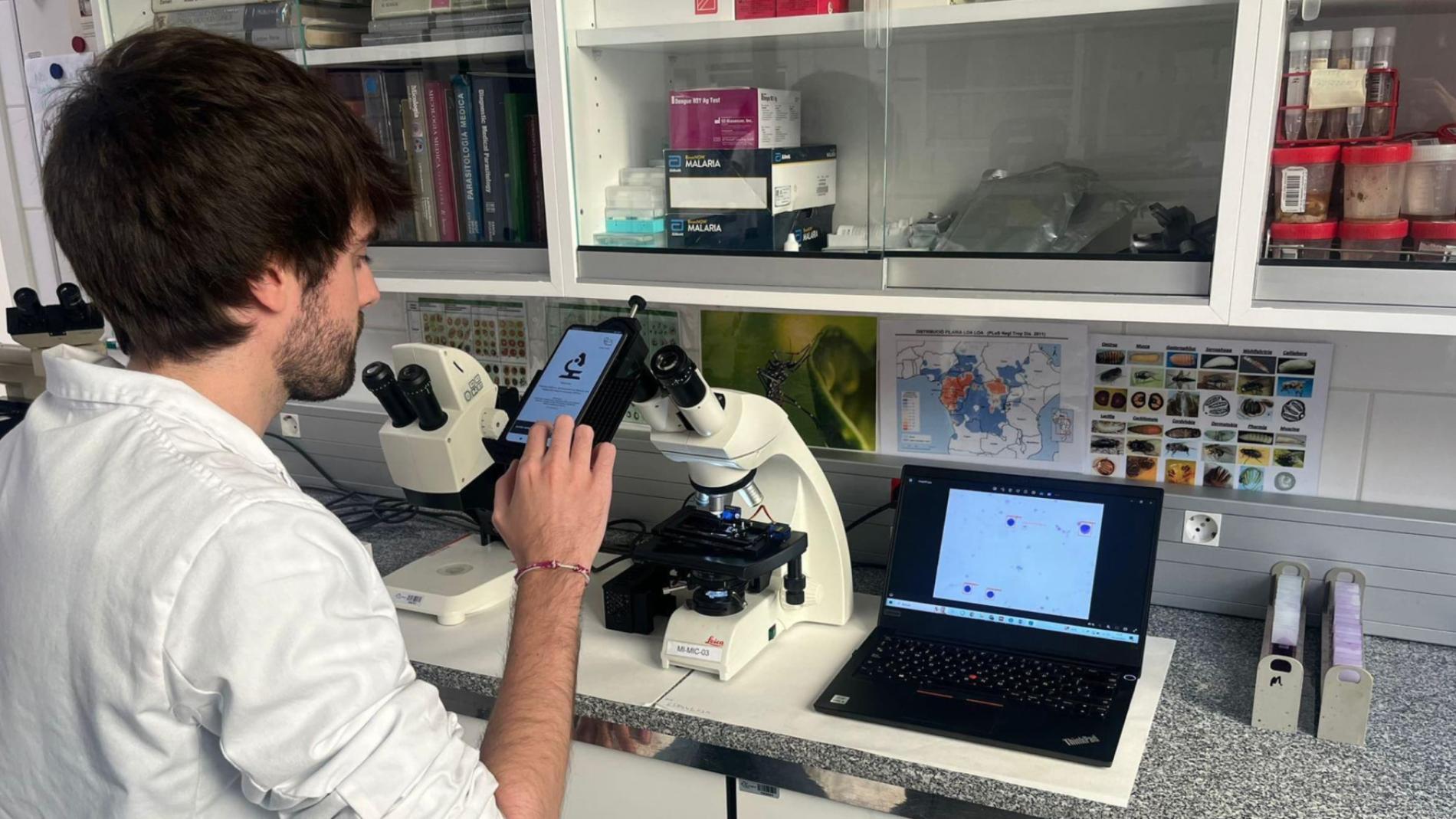 El doctorant Carlos Rubio amb iMAGINE