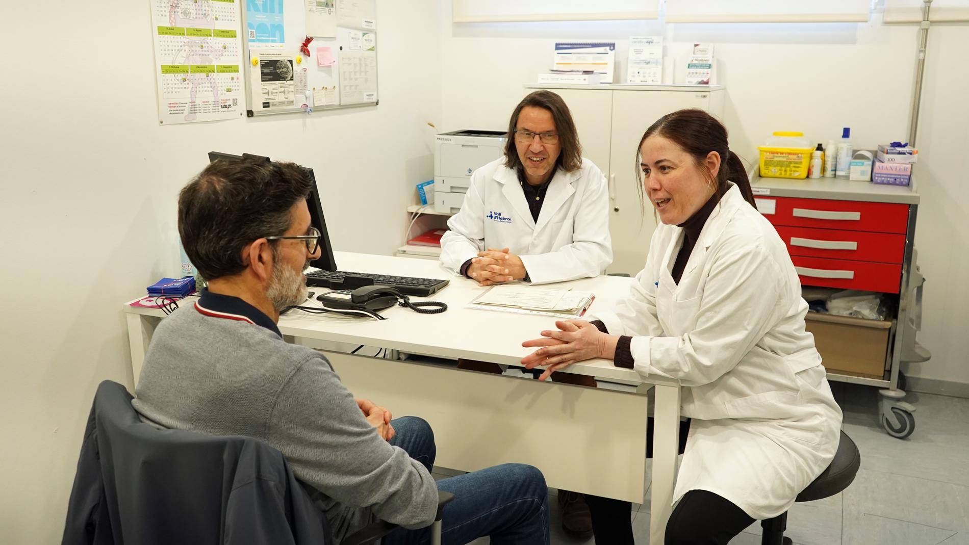 Consulta a pacient amb Parkinson