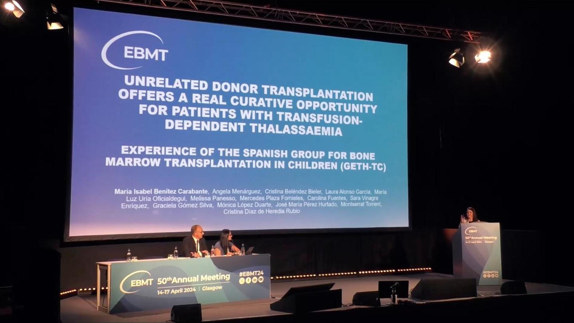 Investigadors del VHIR a la reunió anual de EBMT transplantament progenitors hematopoetics 