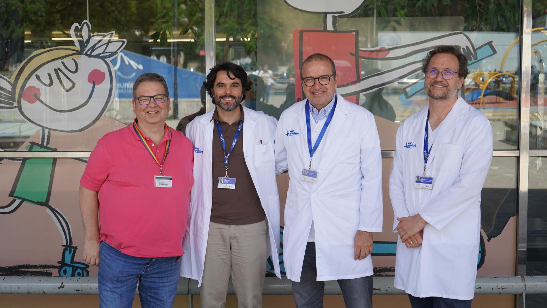 Equip de Vall d'Hebron de l'estudi sobre càncer infantil i COVID-19