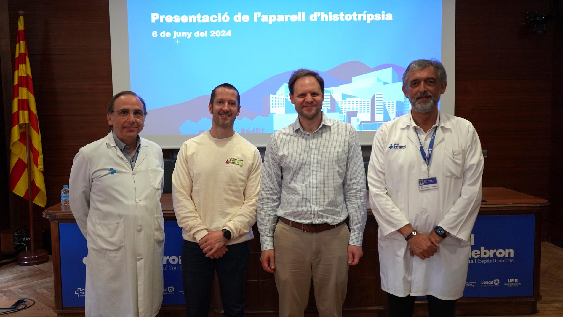Acte de presentació del nou aparell d'histotrípsia