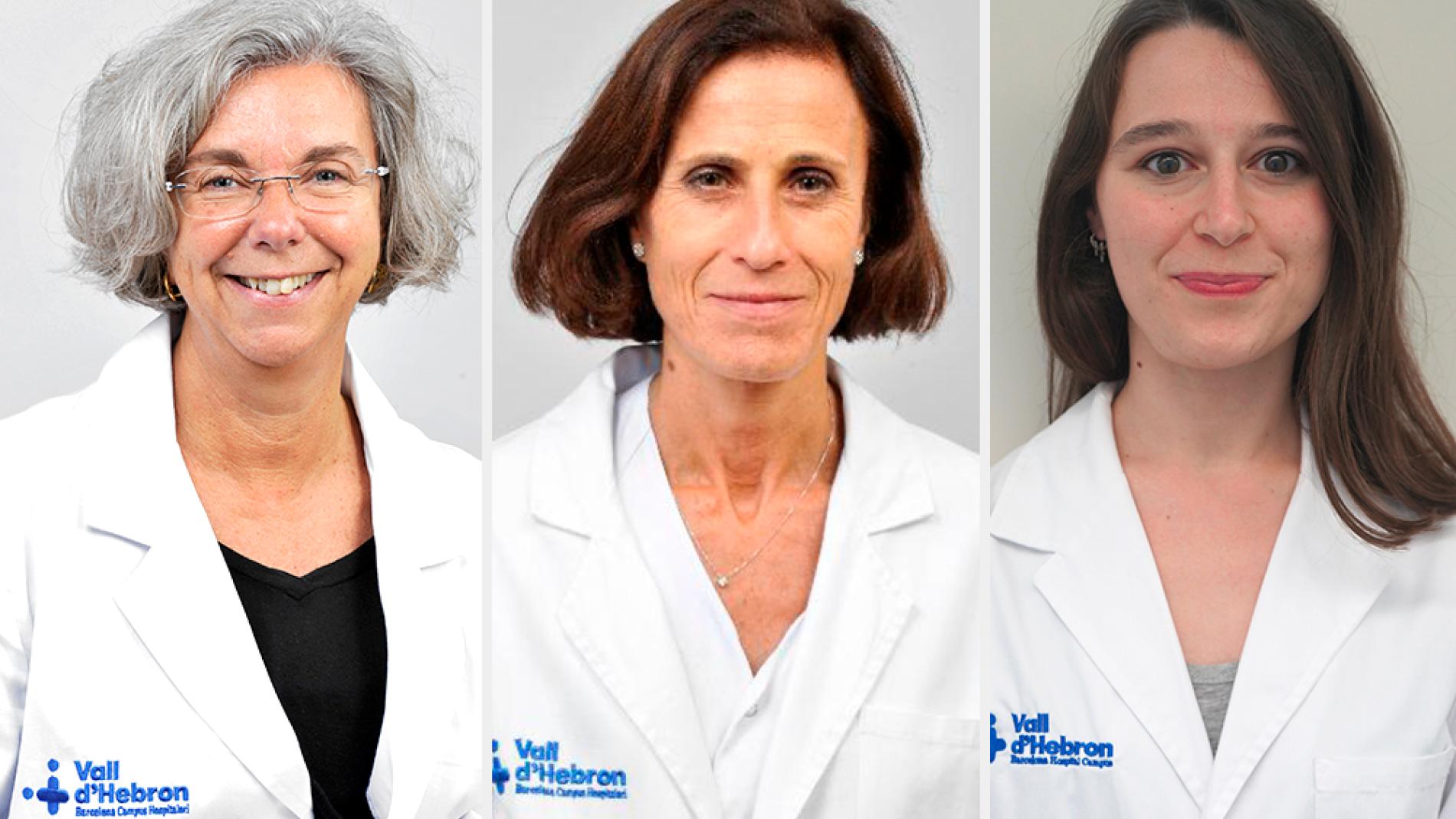 Dra. Elena Carreras, Dra. Esperanza Zuriguel i Judit Prat