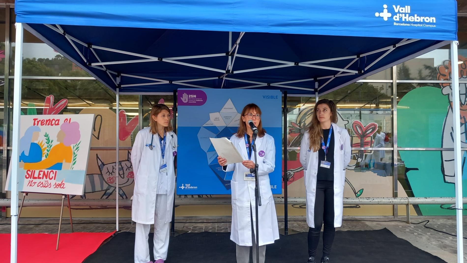 Vall d'Hebron actua contra violència masclista