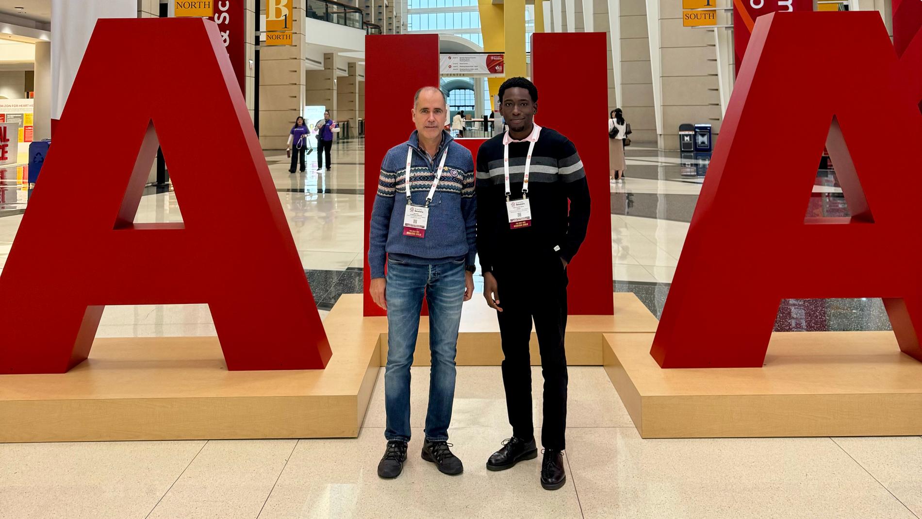 Freddy Ganse i el Dr. Antonio Rodríguez Sinovas