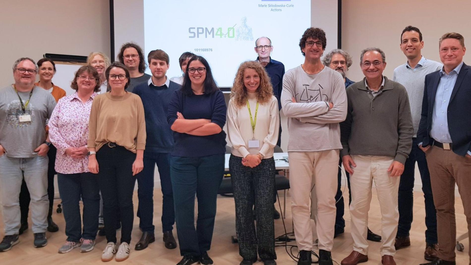 Fotografia de l'equip del projecte d'IBEC