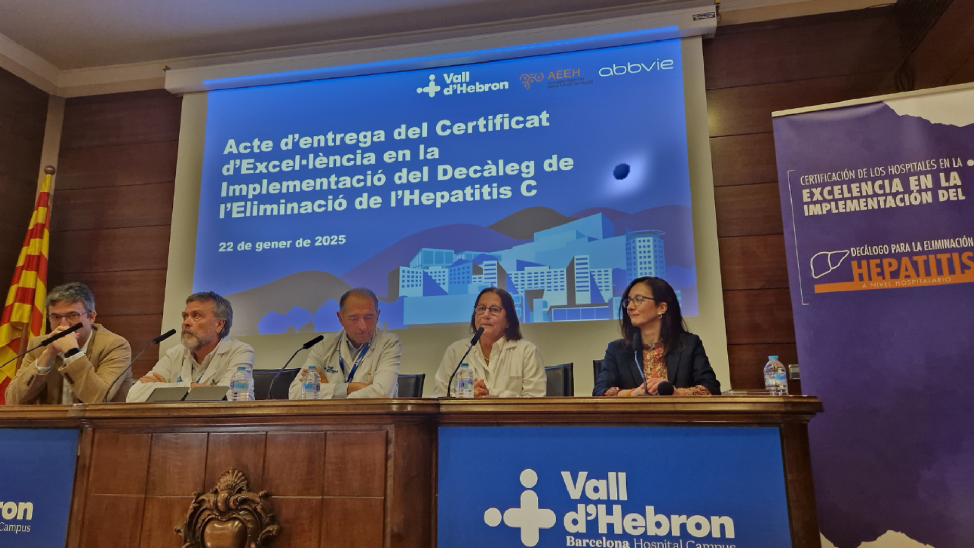 Lliurament certificat eliminació hepatitis C