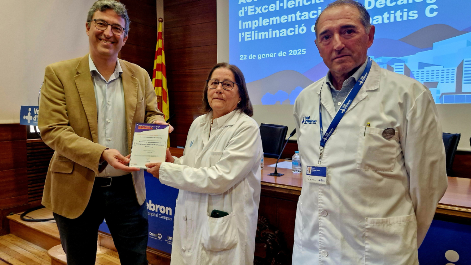 Lliurament certificat eliminació hepatitis C
