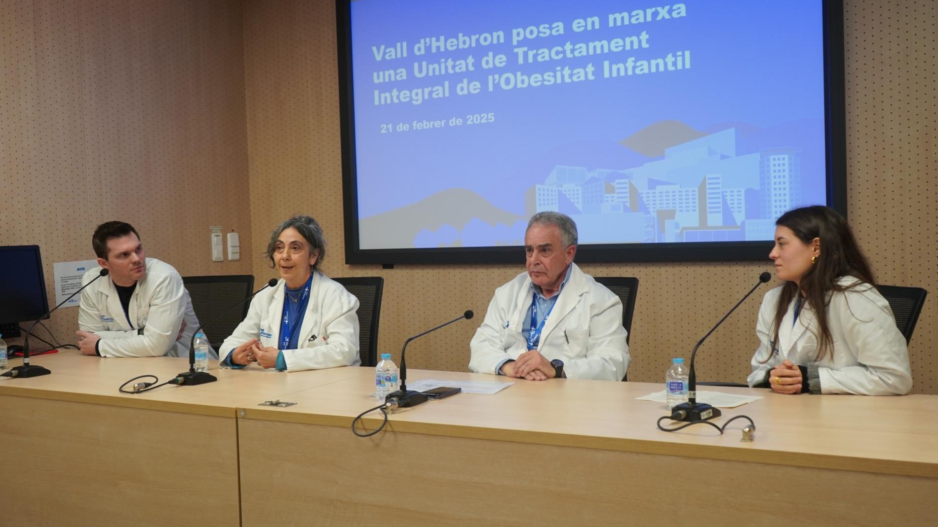 Roda de premsa sobre obesitat infantil