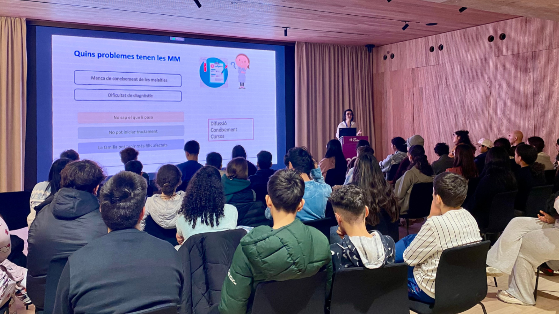 Activitat divulgació malalties minoritàries