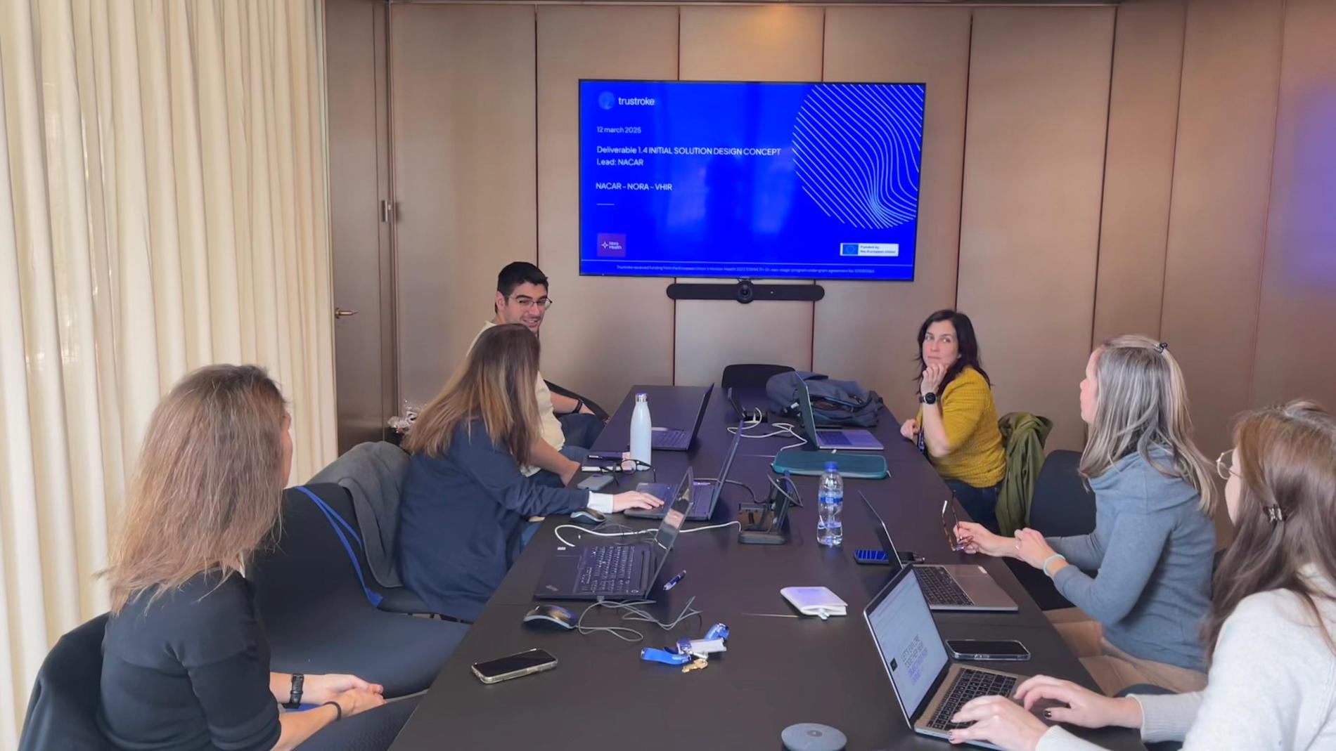 Reunió TRUSTroke al VHIR