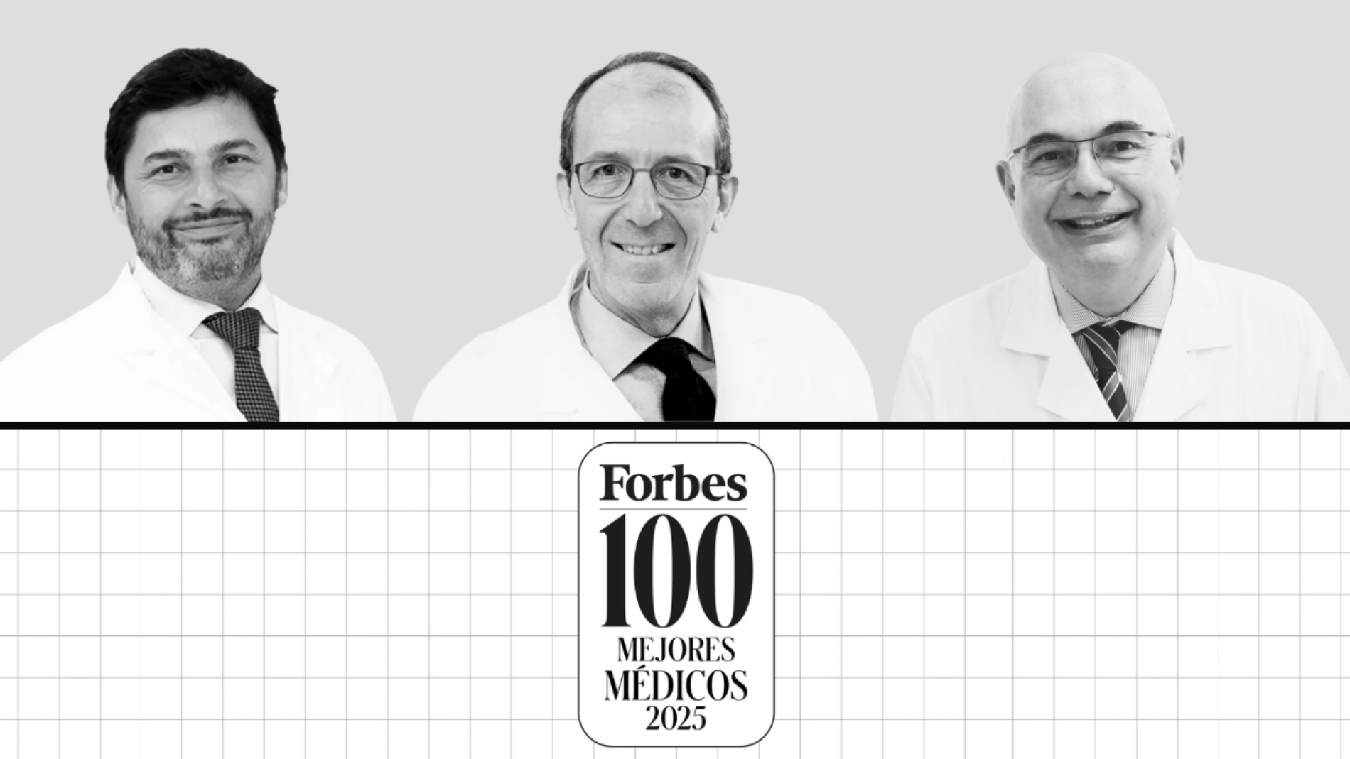 Dr. Francesc Bosch, Dr. Ferran Pellisé i Dr. Josep Tabernero