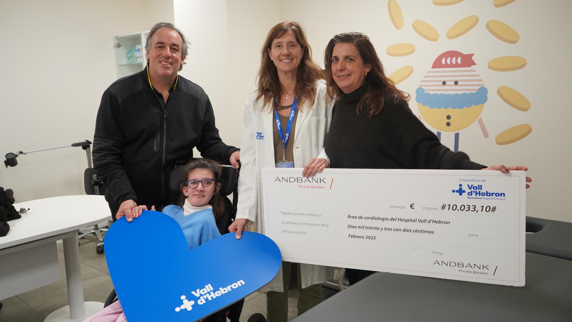 Donació d'Andbank per a la recerca en cardiopaties congènites