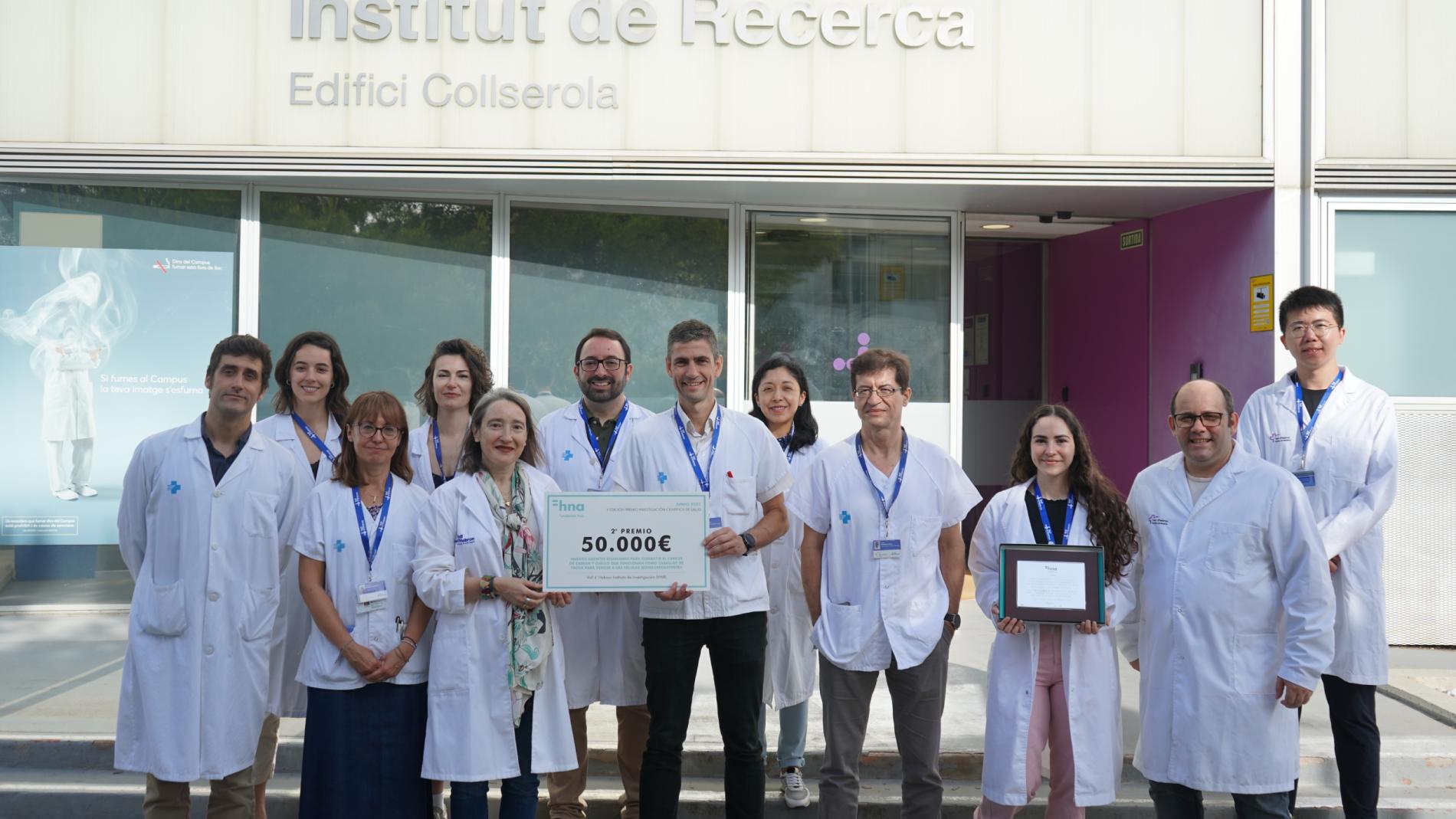 La Dra. Matilde Lleonart i l'equip del projecte