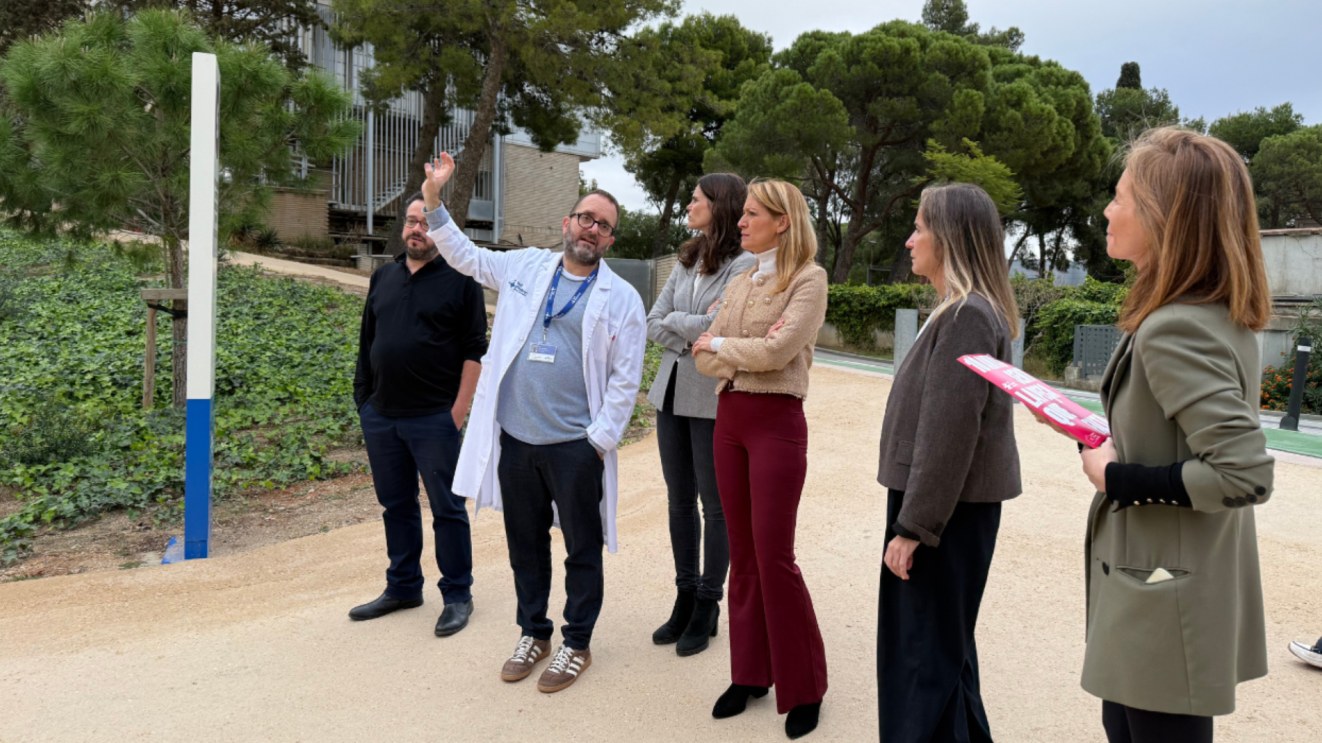 Ma Eugènia Gay al Campus Vall d'Hebron