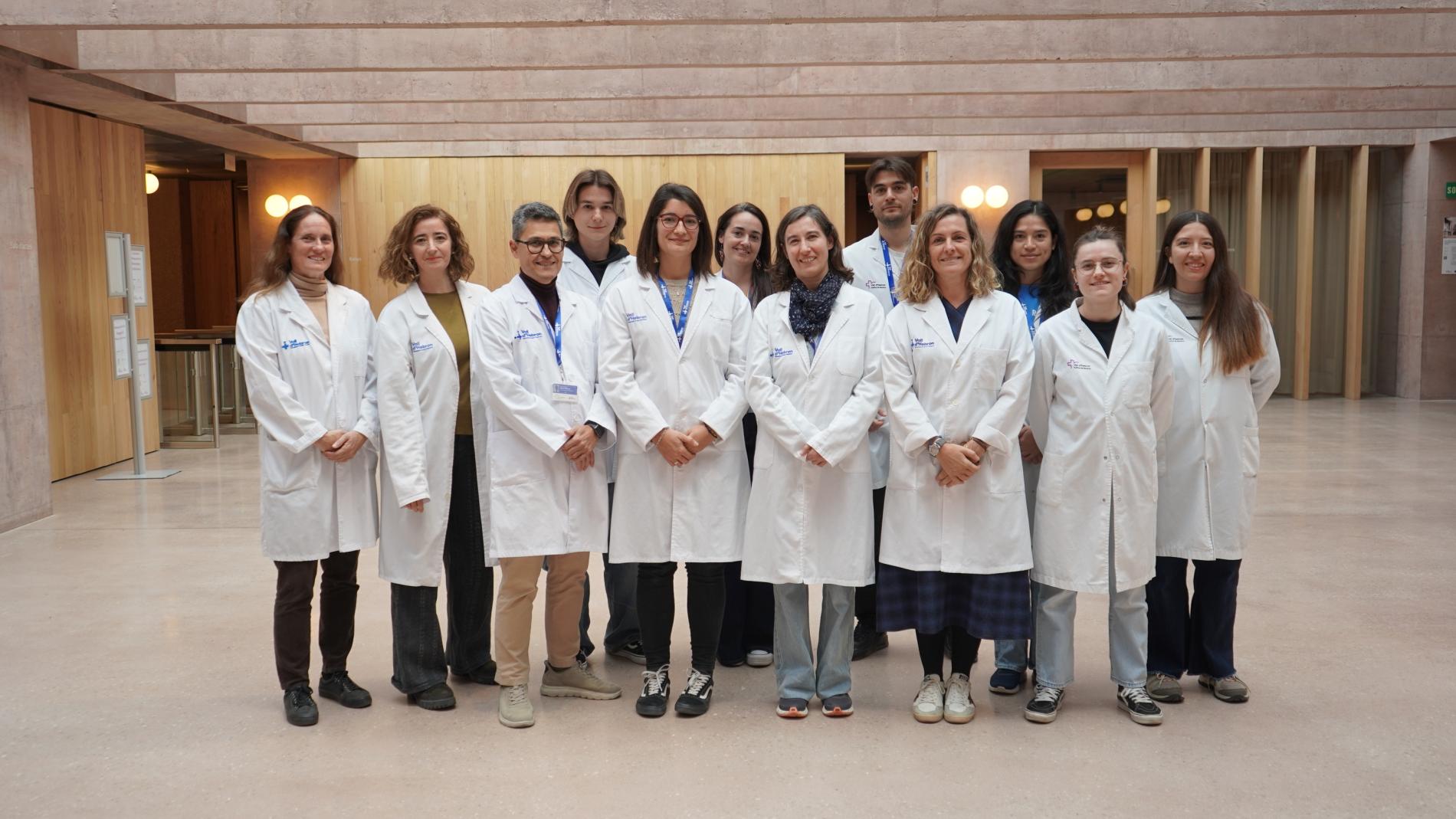 Equip de Vall d'Hebron que ha liderat l'estudi